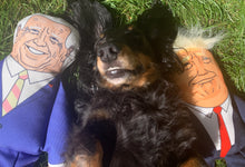 Load image into Gallery viewer, America's Darlings Dog Toy Collection - Parody Trump & Biden Dog Toys