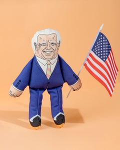 Joe Biden dog toy with American flag