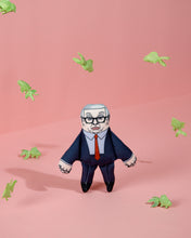 Load image into Gallery viewer, Michael Gove cat toy surrounded by fish